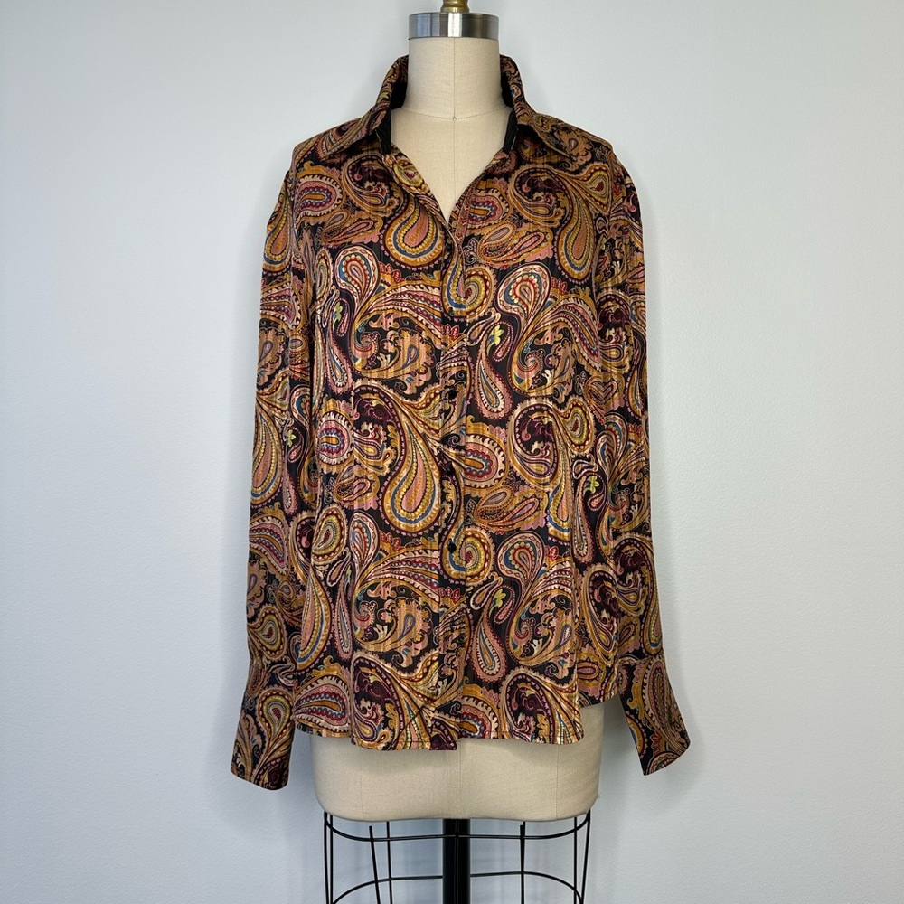 Robert Graham Paisley Long Sleeve Button Down Shirt